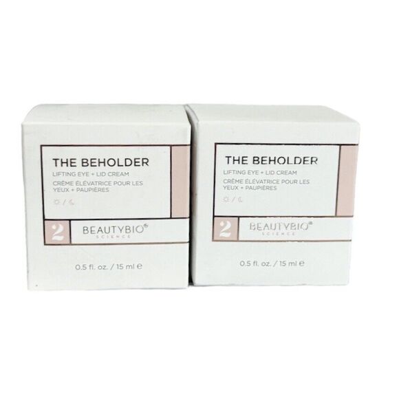 2-Beauty Bio Science THE BEHOLDER Lifting Eye & Lid Cream 0.5 fl oz  NEW SEALED! - Picture 1 of 3